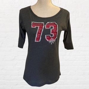 BCG Graphic "73 Peace" Size Sm/Med (Labeled XL) Elbow Sleeve, EUC